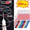 2-90Pcs 20mm Woodworking Long Head Markers Pen Waterproof Deep Hole Marker Pens Metal Carpenter White/Red/Black/Blue/Green Ink 1