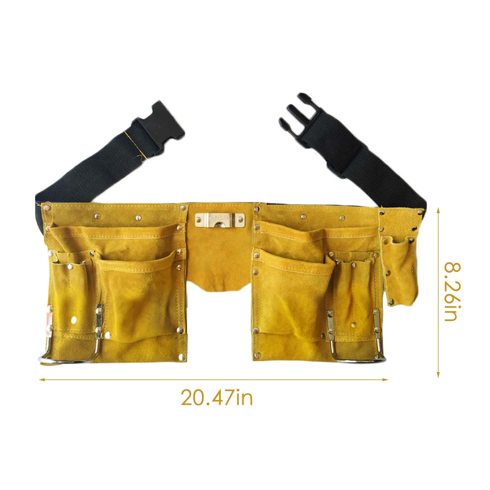 tool box chest Waist-crotch-type Leather Tool Belt Quick Release Buckle Carpenter Construction Work Apron Tool Storage Welding Pouch Belt tool tote bag Tool Storage Items