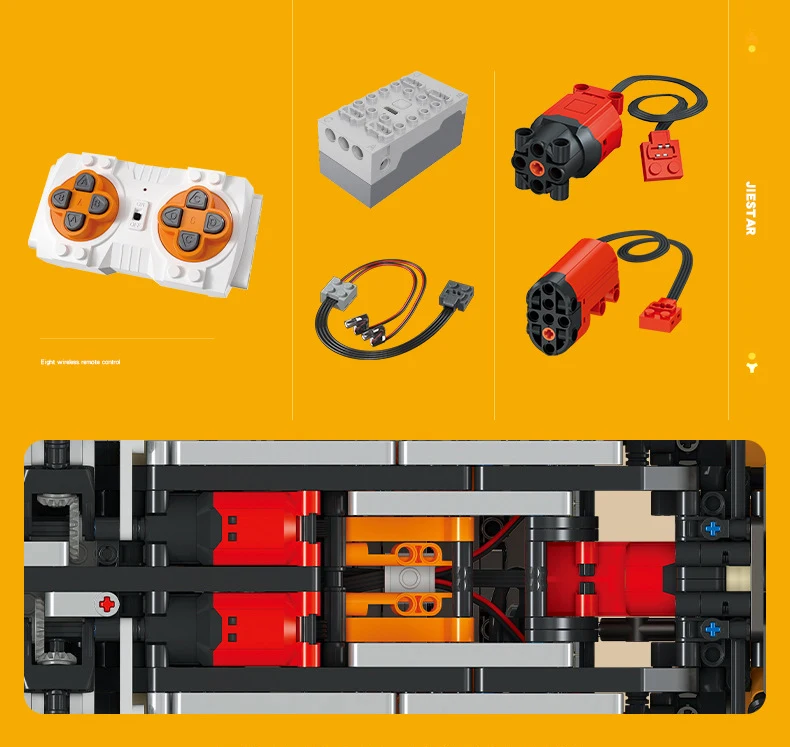Technisches Funkgesteuertes 2,4-GHz-Modellauto, Bausatz Wüstenfahrer-02, Modell-LKW, RC-Fahrzeug, Spielzeug für Jungen, Geschenke – Detail 4