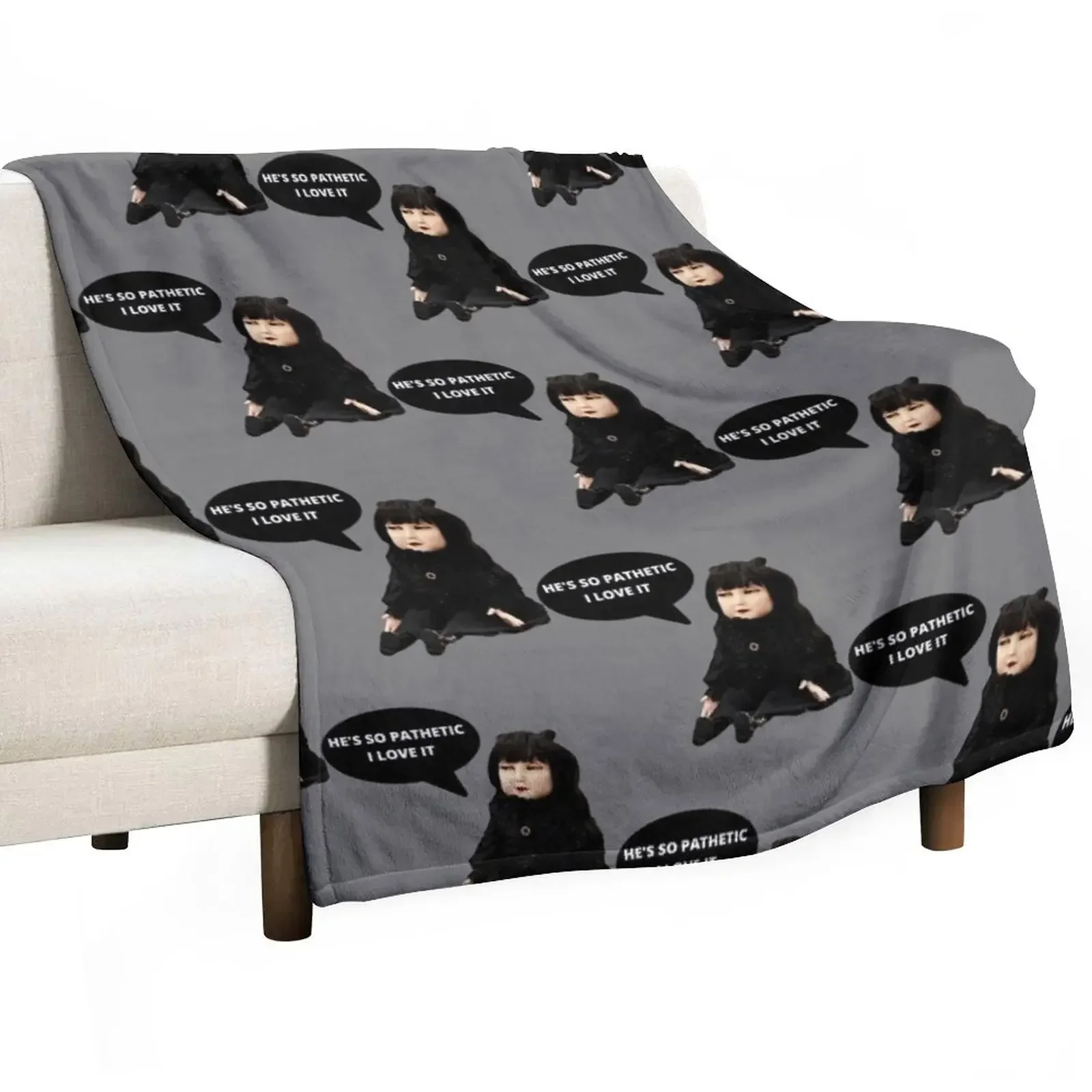 

Mean nadja doll Throw Blanket for babies Fashion Sofas Blankets