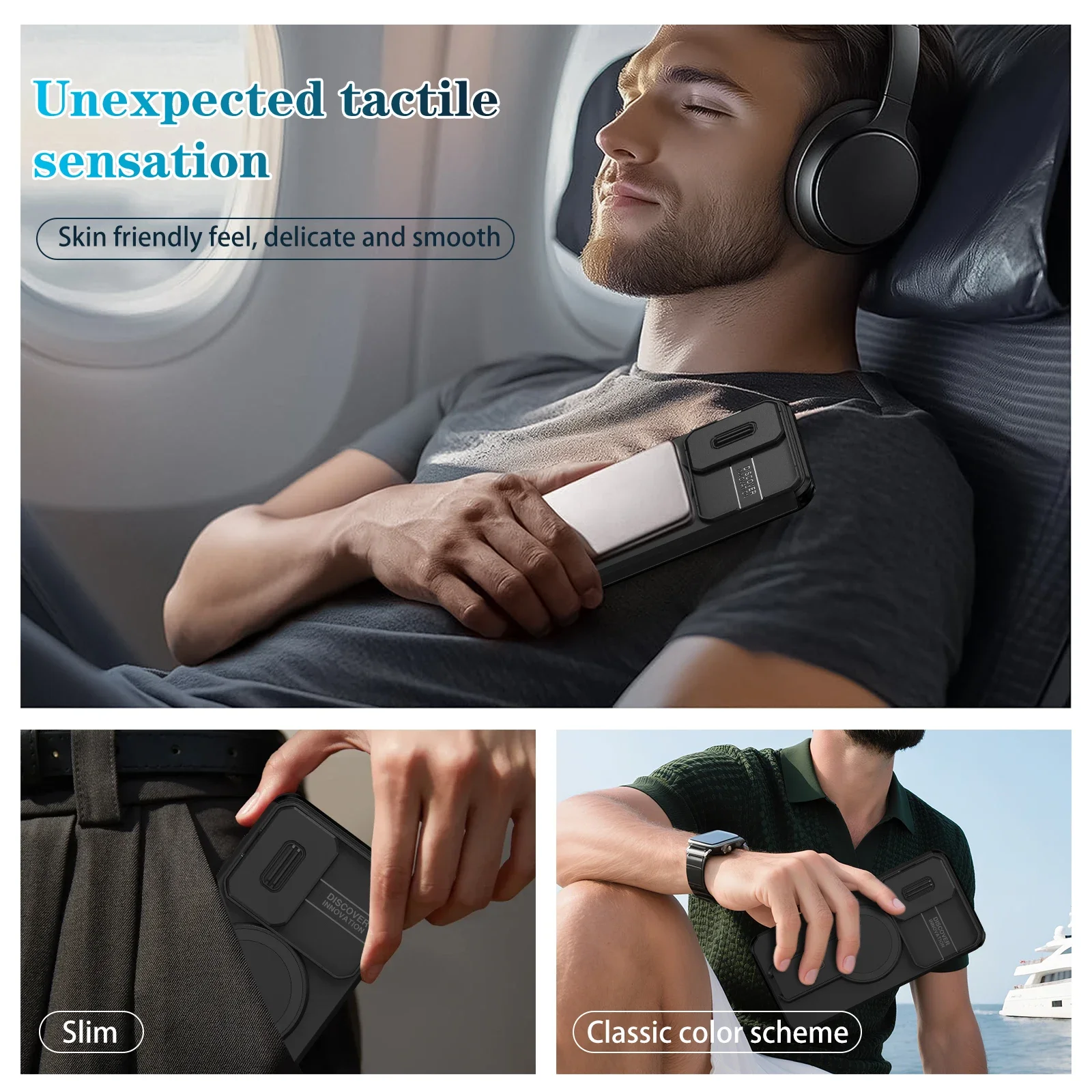 Dual Layer Protective Magnetic Case with MagSafe Compatibility