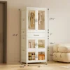 Large Portable Kids Closet Children's Armoire Adults Clothes Wardrobe Closet with Drawers and Doors, Collapsible Baby Costume 2