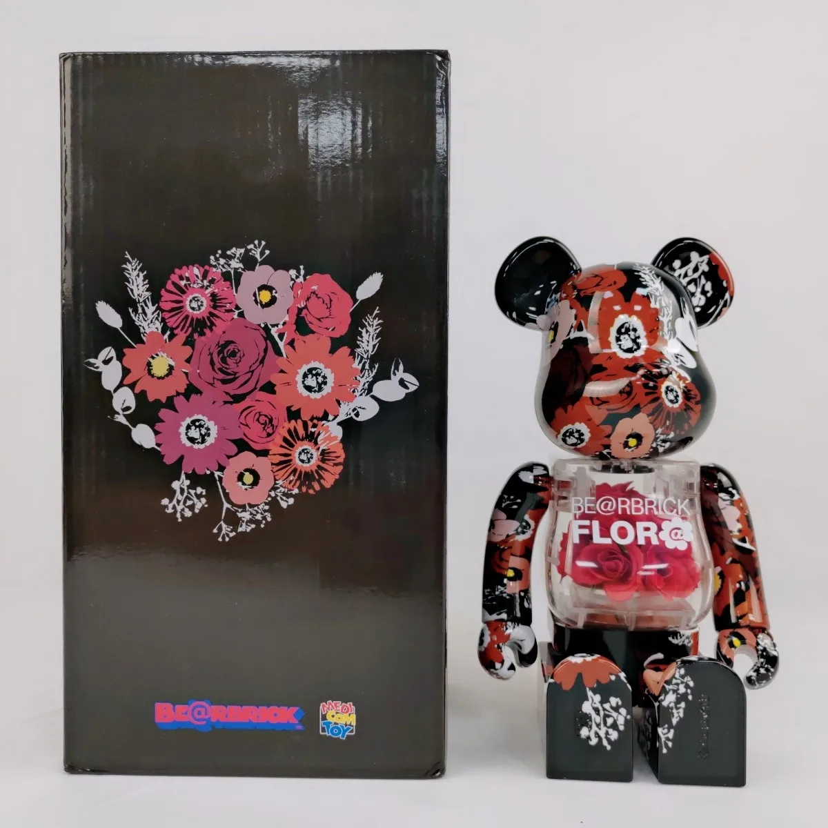 MEDICOM TOY - バンクシー Flower Bomber 400%ベアブリック/未使用 BE@RBRICK FLOWER BOMBER 100％ & 400％（BEARBRICK Flower