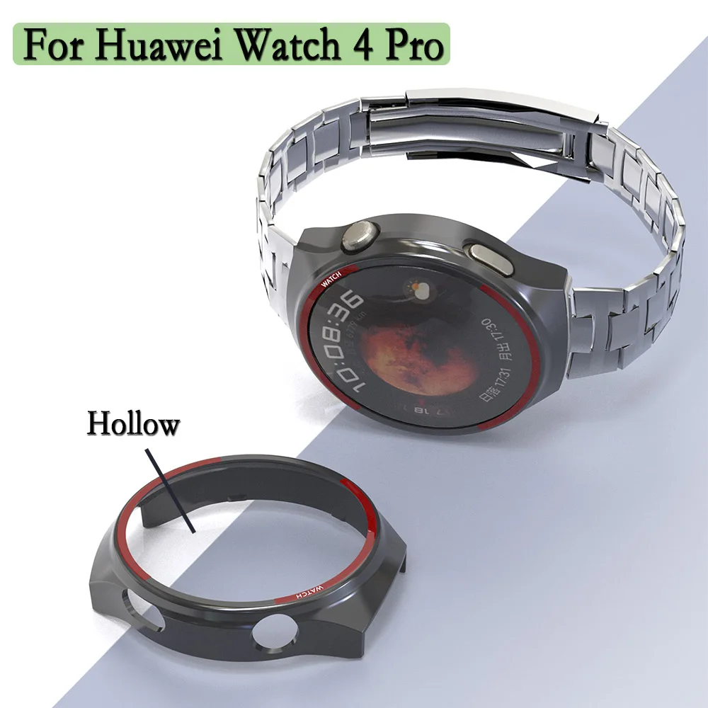 Enhanced Protective PC Hard Case for Huawei Watch 4 Pro - Full Access Shell Design