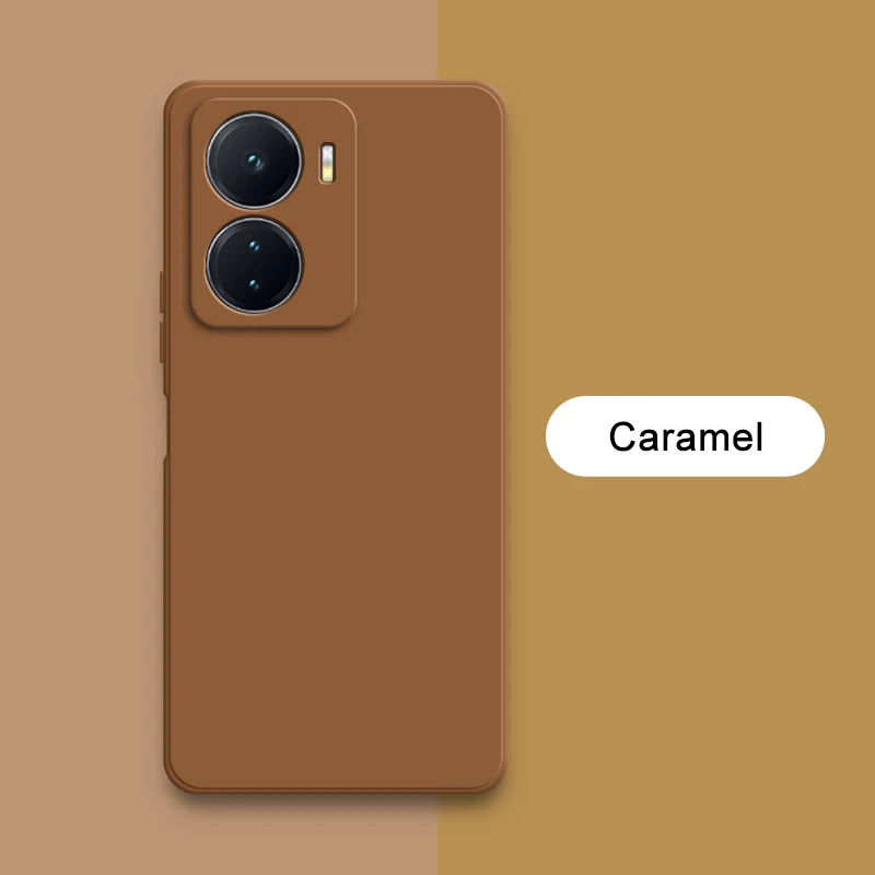 Square Liquid Phone Case - Soft Silicone 360° Protective Shockproof Back Cover