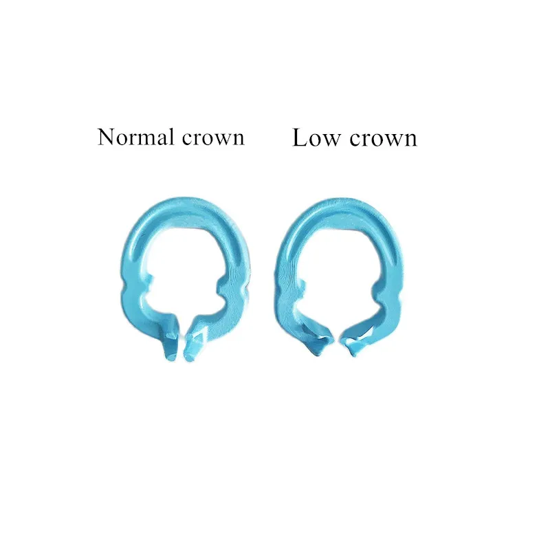 

4Pcs Dental Blue Rubber Dam Sheets Ring Clamp Soft Resin Molar Premolar Clamp Isolation Kerr Style