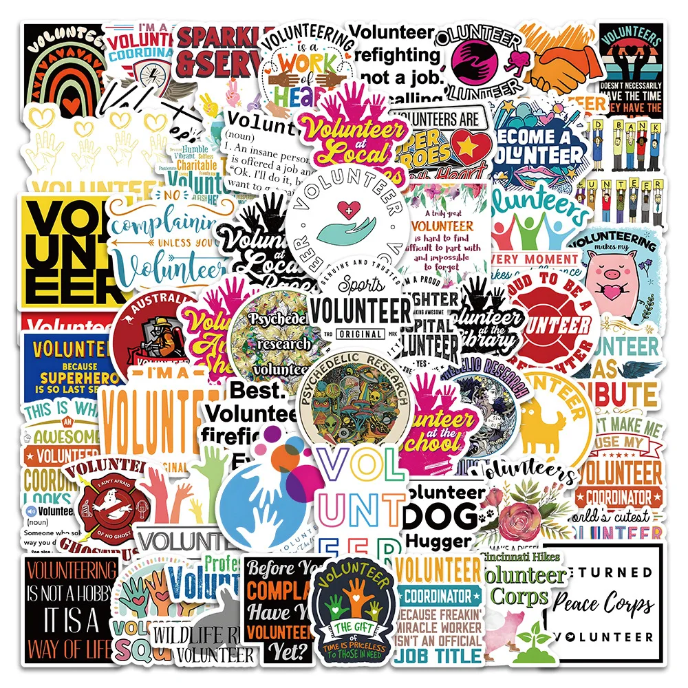 Наклейки граффити на английском языке, 10/30/50/100 шт.