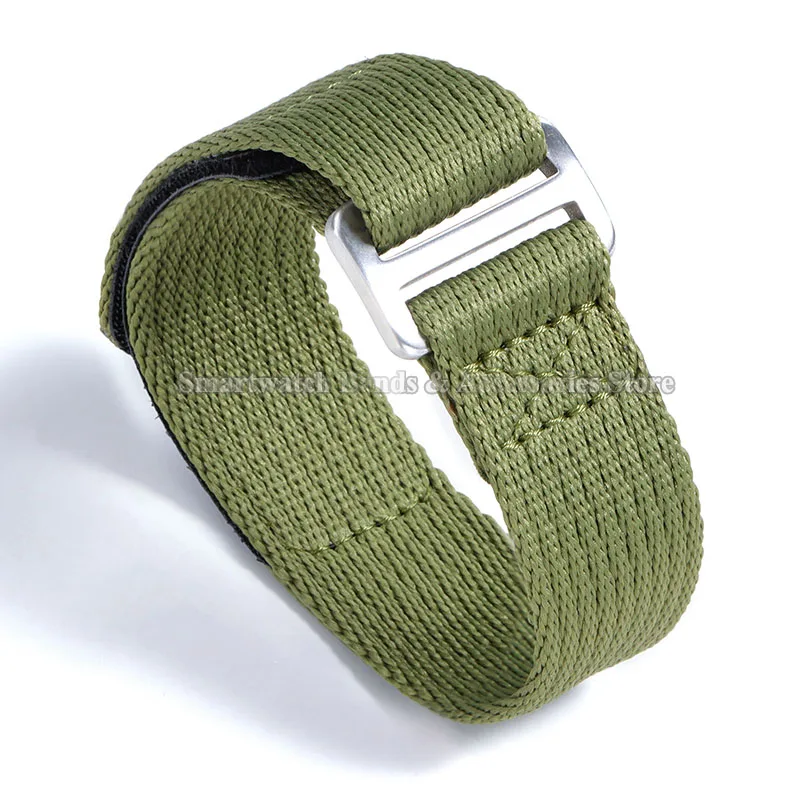 Nylon Canvas Watch Strap for Military Sport Wristbands - Unisex Replacement Bracelet