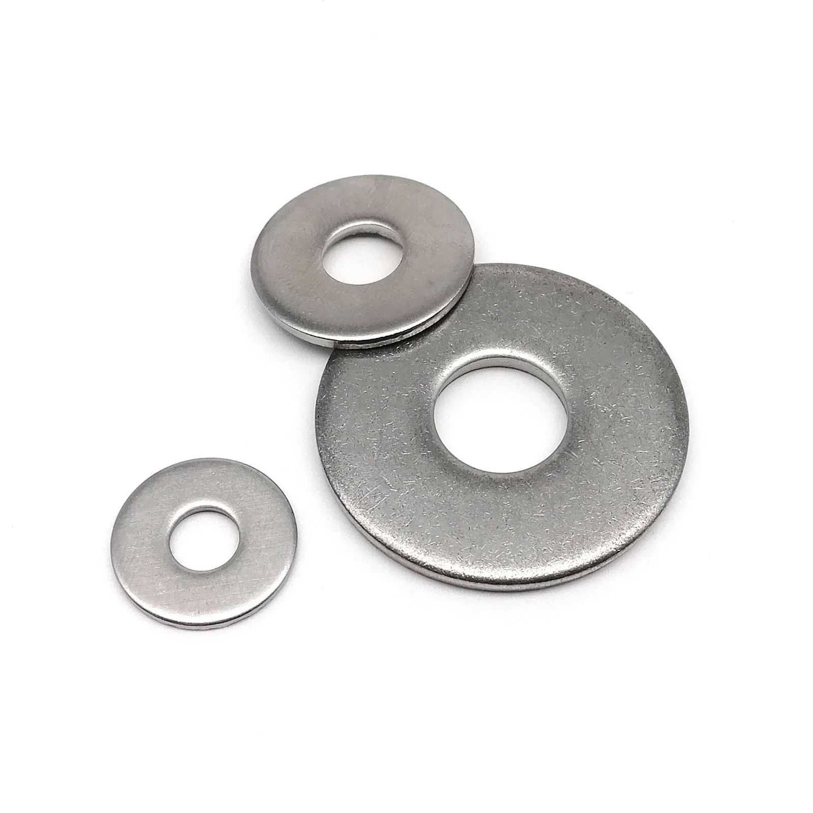 Stainless Steel Washers 2/10/50/100pcs M2.5 M3 M4 M5 M6 M8 M10 M12 M14 M16 GB96 A4 316