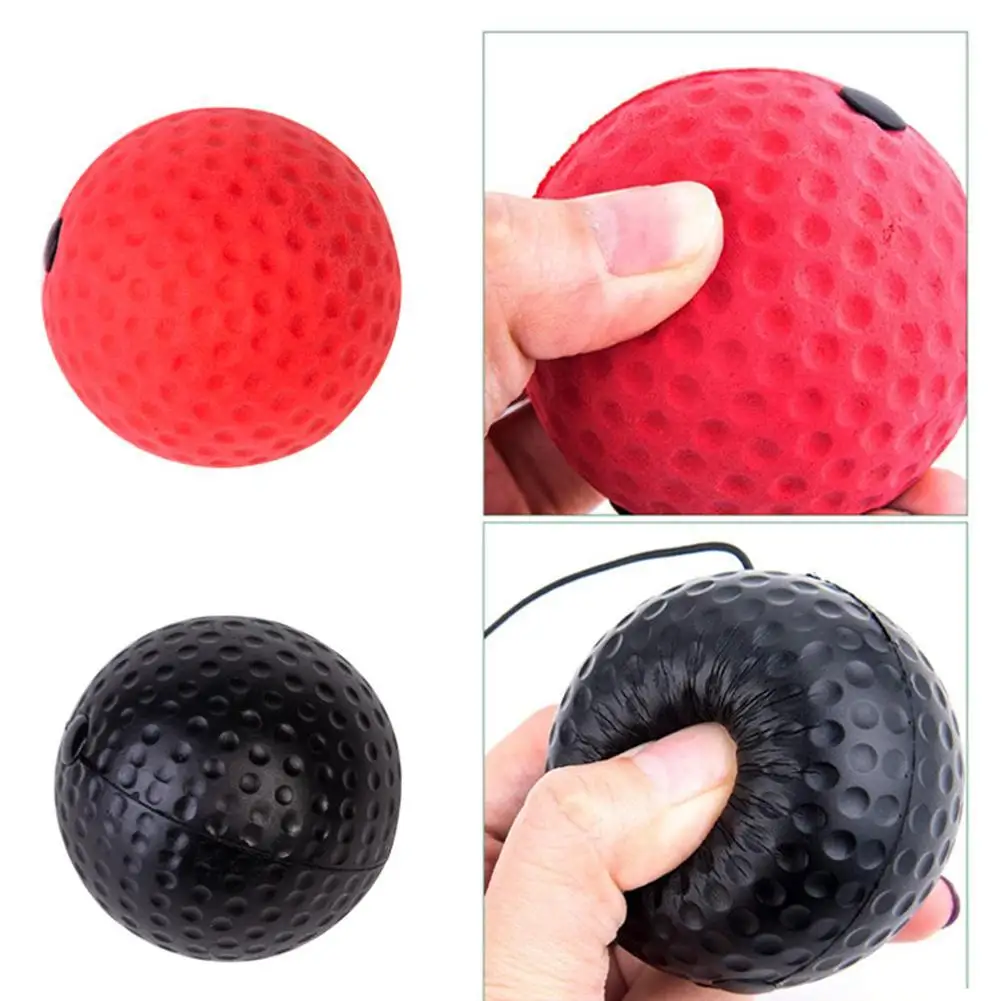 Boxing Reflex Speed Training With Headband Boxing Punching Hand Martial Coordination Eye Arts Fitness Balls Supplies E0F6 boxing speed ball boxing reaction ball