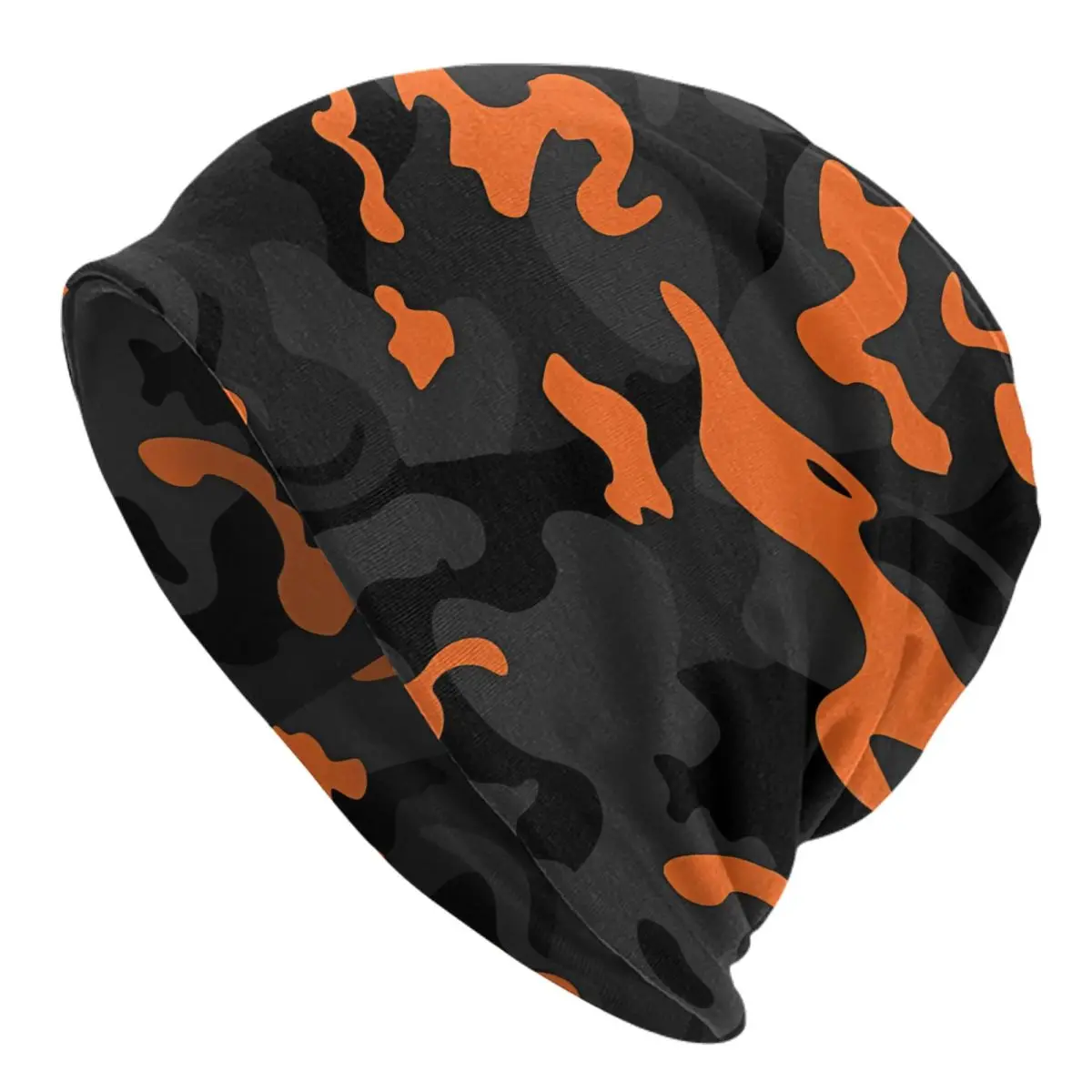 

Sport Fashion Hats Camo Style Black Orange Camouflage Bonnet Hat Skullies Beanies Caps