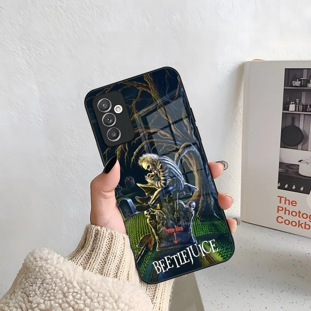 B-BeetlejuiceS-S 2 Phone Case For Samsung Galaxy S24 S23 S22 S20 S21 Note20 Ultra Plus Fe Colored Silver Cover