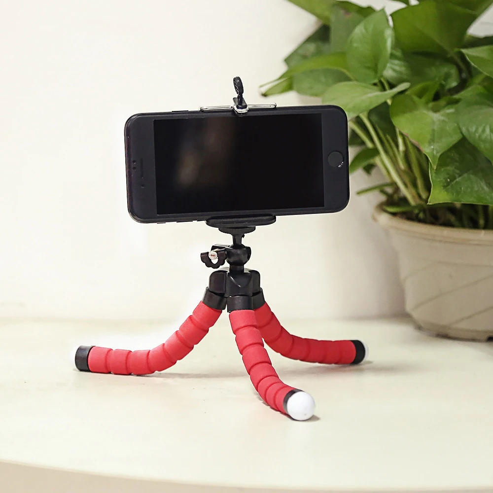 

Tripods Tripod For Phone Mobile Camera Holder Clip Smartphone Monopod Tripe Stand Octopus Mini Tripod Stativ For Phone