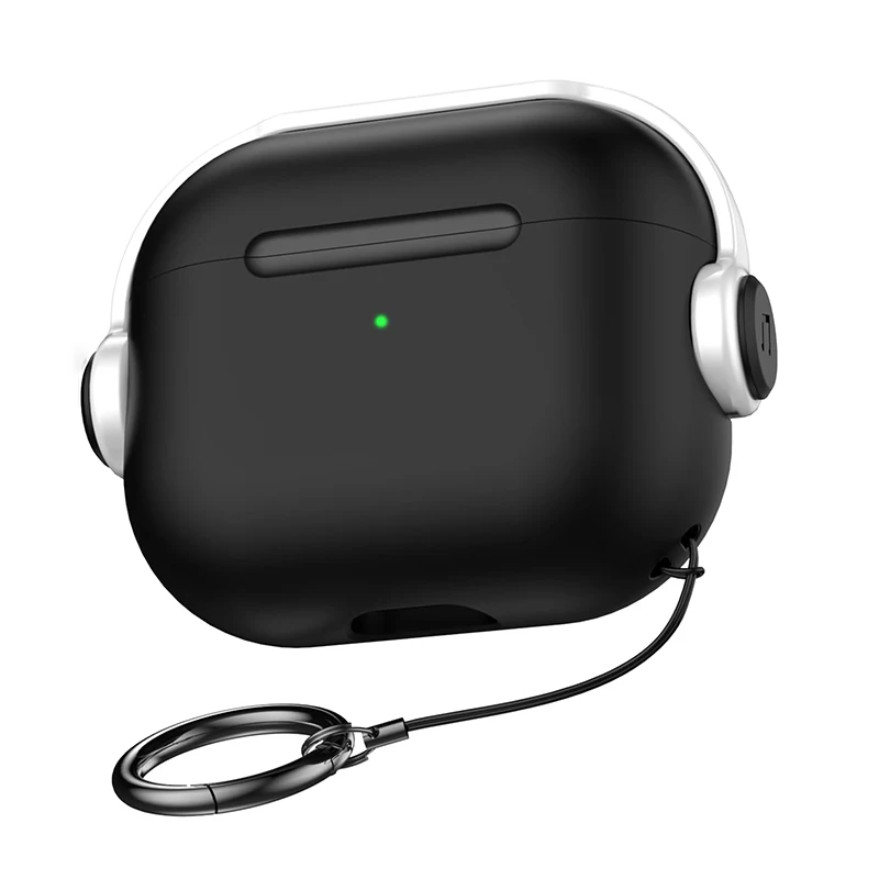 Для Airpods Pro 2 1 поколения, искусственная задняя крышка с безопасным замком, задняя крышка с зарядкой Apple Airpods 3 2021
