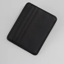 Ultra - Thin RFID Blocking Wallet - Sleek Front Pocket Card Holder (Black)