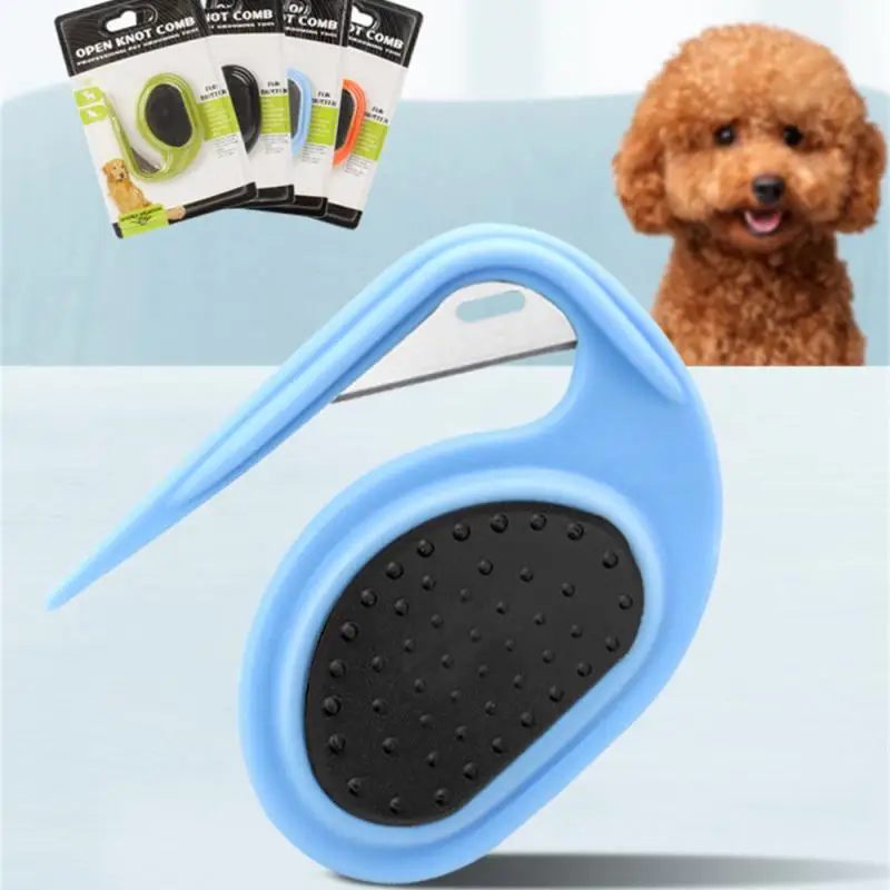 Pet Knot Comb Kitten Puppy Hair Fur Shedding Grooming Carding Trimmer Blade Comb Cat Dog Scissors Dogs Accessories Pets Supplies