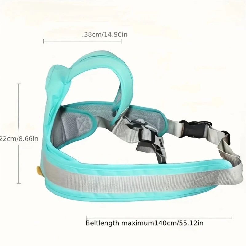 Reflective Child Safety Belt Easy to Use Child Motorbike Belt Cartoon Pattern Safety Strap Adjustment