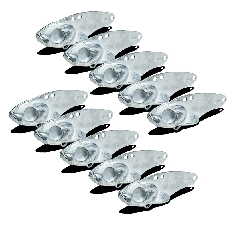 25 Leurres Cuillères Lisses 1 Oz (28g) - Pour La Pêche Au Lancer, Non Peints, Sans Hameçons - En Plomb