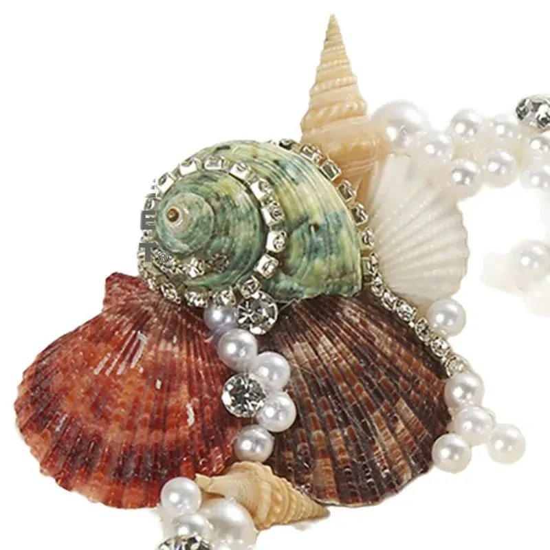 

Shell Jewelry Plate with Pearl Wedding Ring TrayJewelry Dish Trinket Tray Ocean Themed Decorative Trinket Plate Jewelry Storage