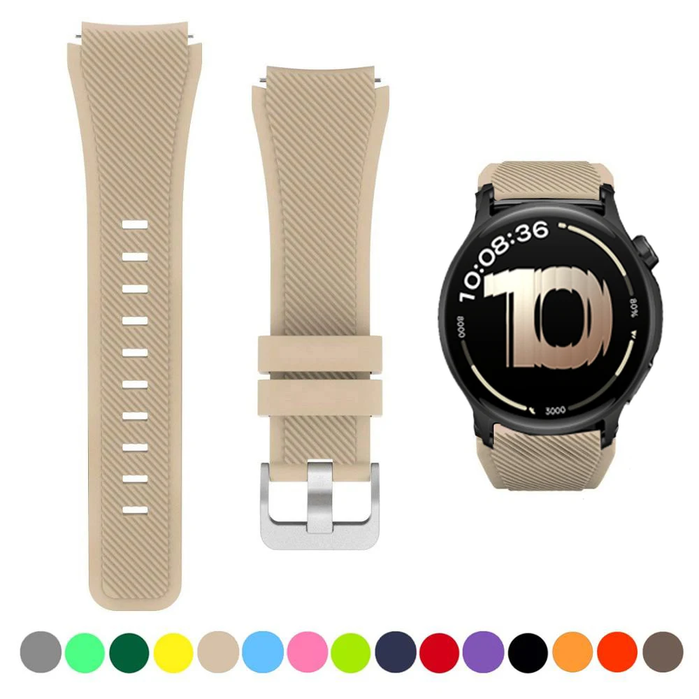 Sport Silicone Bracelet Band for OnePlus Watch - 22mm Watch Strap Accessory, Compatible with OnePlus Watch Series