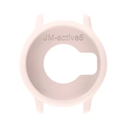 Premium Soft Silicone Protective Case for Smartwatches - Durable Skin Shell & Bumper Guard (Pink)