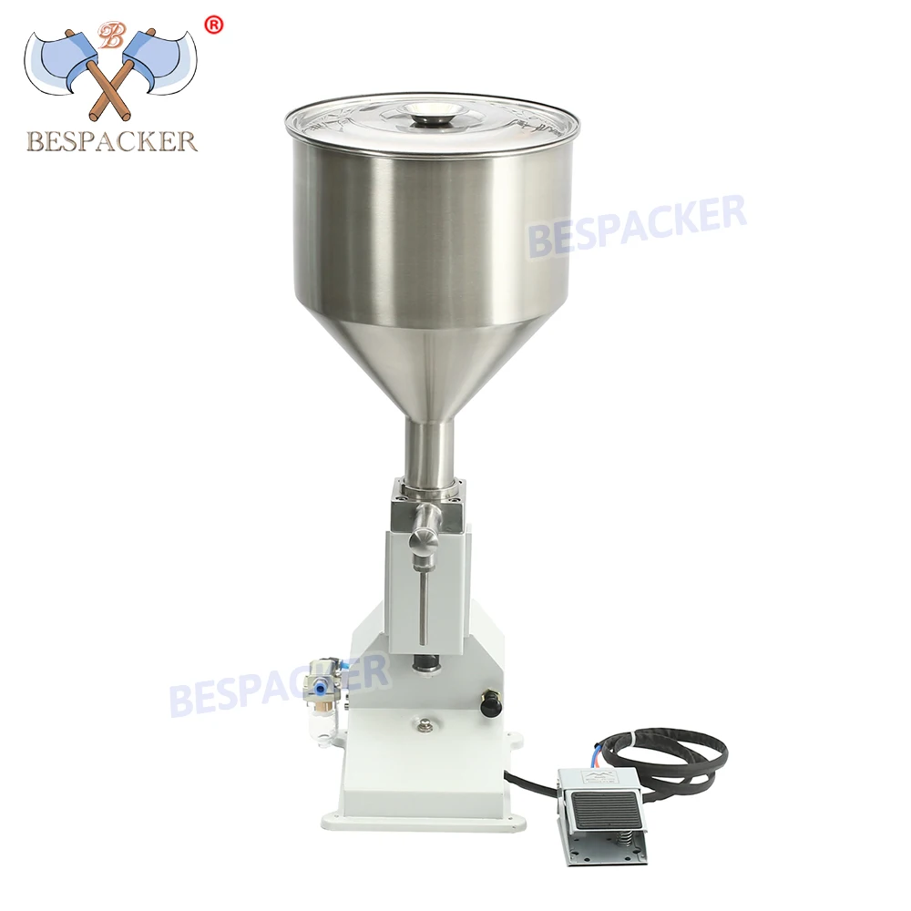 Bespacker A-02 Pneumatic Quantitative Foot Honey Paste Liquid Filling Machine