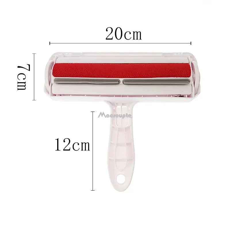 Pet Hair Remover Roller 2-Way Removing Dog Cat Hair From forniture Self-cleaning Lint Pet Remover One Hand Operat