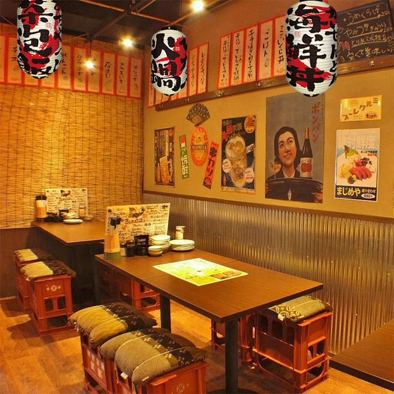 Lanterne Japonaise Suspendue Décorative - Style Izakaya, étanche - Pour Restaurant, Décoration Intérieure/extérieure, événements Festifs