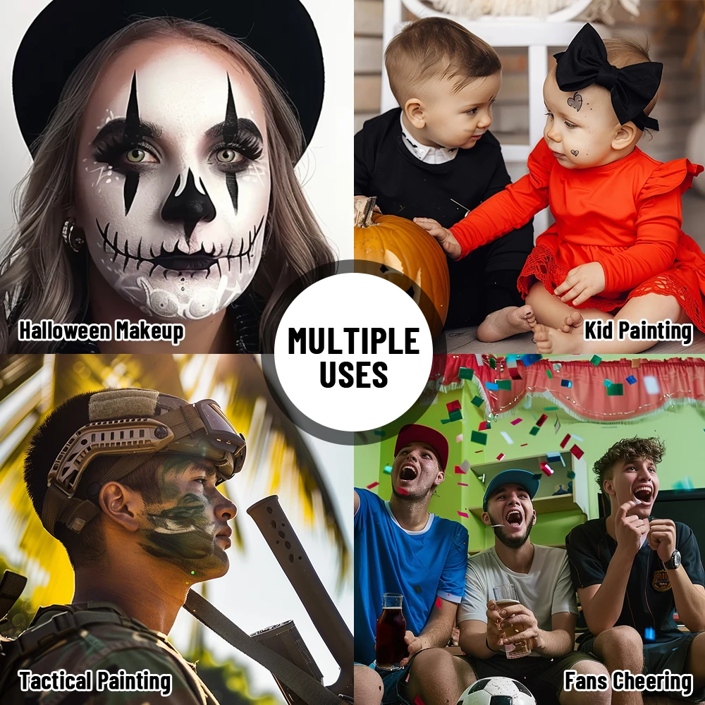 Sports Special Eye Black Stick Lip Face Paint Camouflage Eye Black Stick Face Makeup Eye Black For Football/Baseball/Softball 2