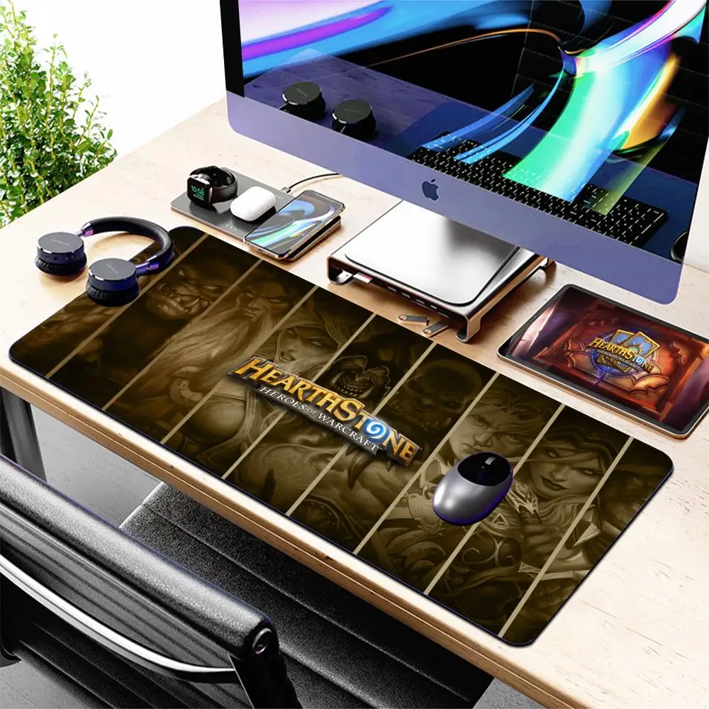 Warcraft Cushion Mouse Desktop Fashion Pc Desk Hearthstone Luxury Laptop Pads Table Pad Tappeto Anime Heroes Large Xxl Mousepad Big