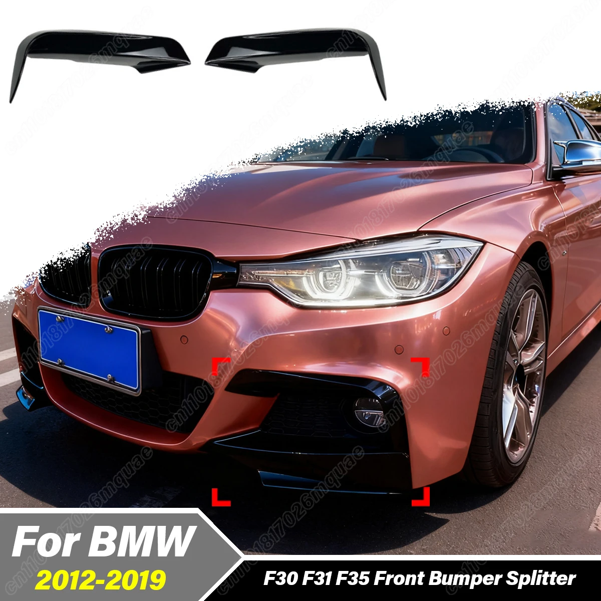🎨 Párpados De Fibra De Carbono Para BMW F30 328i/335i/340i (2012-2018) – Embellecedores Superiores
