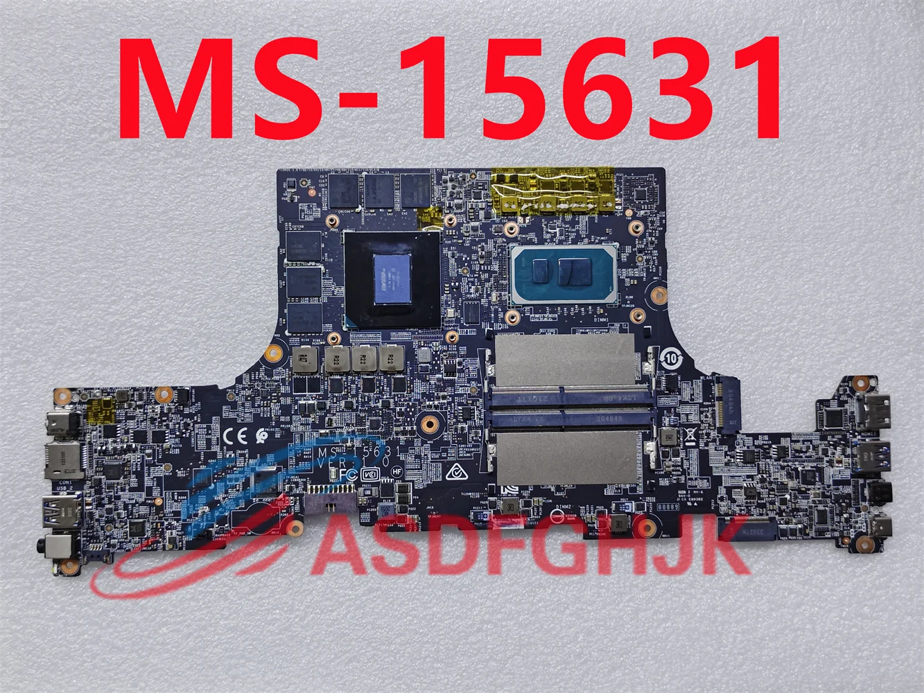 

MS-15631 for MSI stealth laptop motherboard 15M, original motherboard, 607-15631-07S, I7-11375H, 3.3GHz, RTX3060M, 15.6 inch