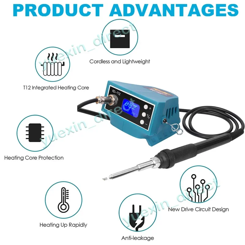 Custom Made Makita 18v Portable Soldering Station/iron, T12 - Foto 8