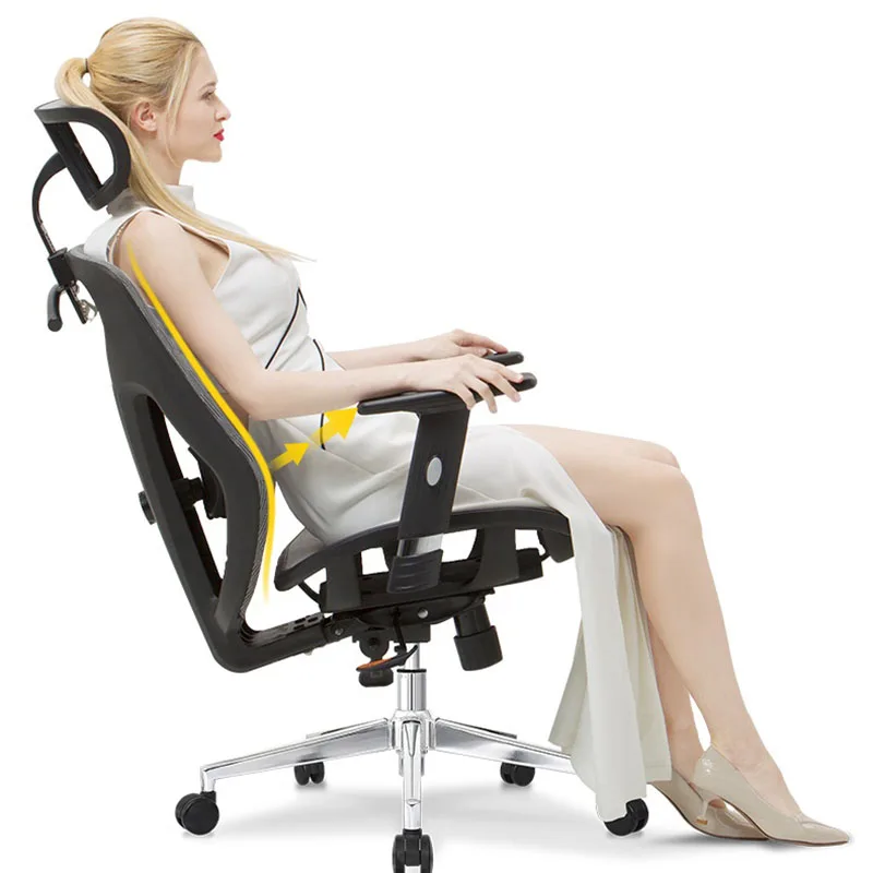 

Computer Chair Home Office Chair Boss Chair Waist-protected Rotary Chair Backrest Office