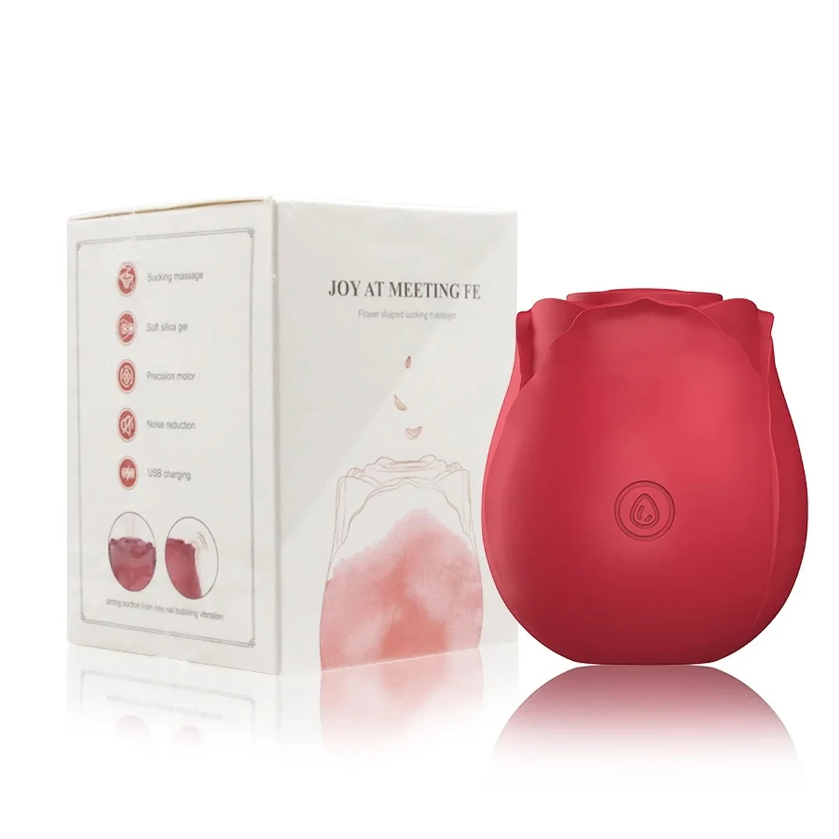 Rose Shape Vagina Sucking Vibrator Intimate Good Nipple Sucker Oral Licking Clitoris Stimulation Powerful Sex Toys for Women