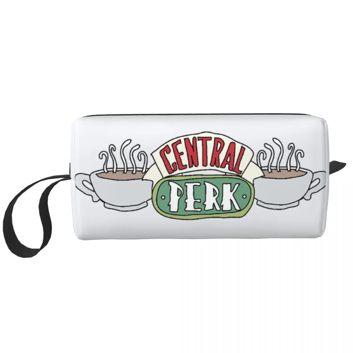 

Central Perk Friends TV Show Makeup Bag Pouch Waterproof Cosmetic Bag Travel Toiletry Bag Organizer Storage Purse Men Women