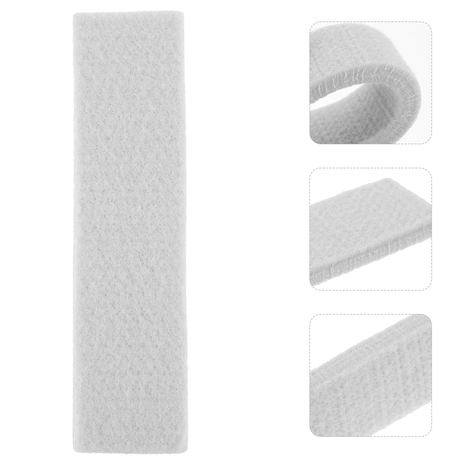 

10 Pcs White Exercise Bike Brake Parts Gym Block Felt Mats Indoor Cycling Sports Pad Fitness Supplies Pads Braking Discs