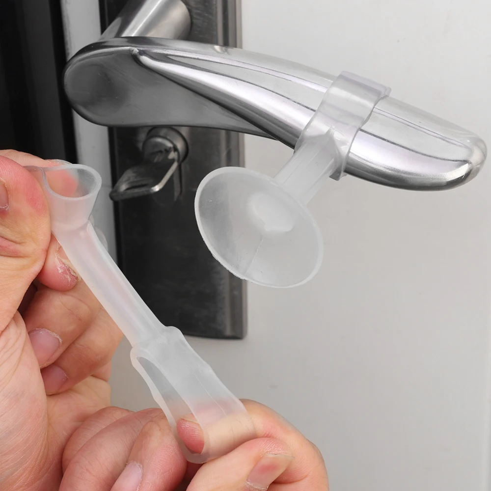Transparent Anti-Collision Door Stopper with Mute Shock Protection
