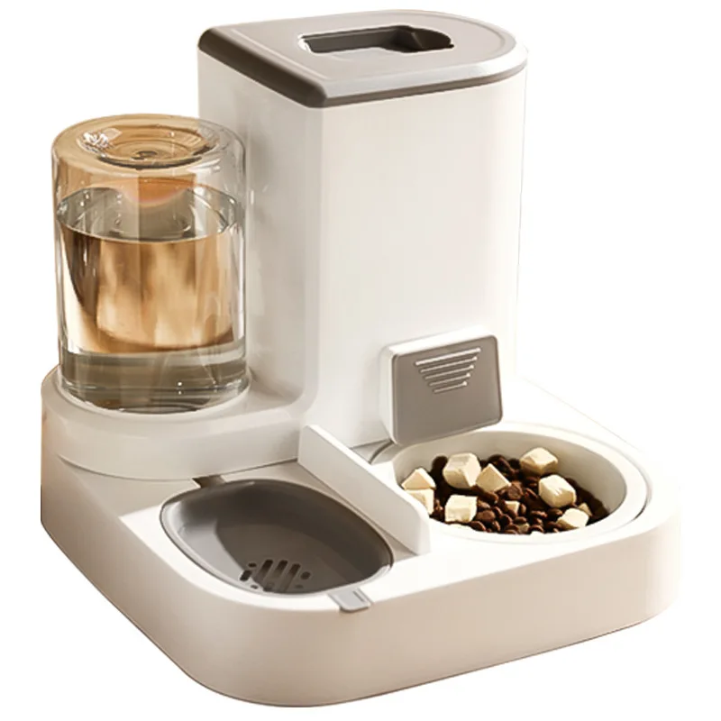 Pet Feeder Automatic Cat Feeding and Water Feeding Device 2-in-1 Water Dispenser Dog Bowl Cat Basin Pet Supplies