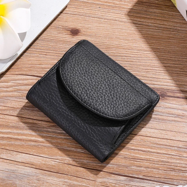 Small Wallet for Women Bifold Leather Mini Purse Credit Card Holder Short  Wallet