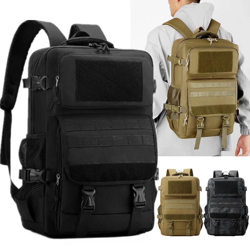 40L Large Capacity Waterproof Tactical Backpack - Multi-functional Durable Outdoor Travel Hiking Hunting Shoulder Bag