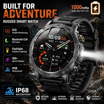 Smartwatch AMOLED da 1,7 Pollici 2026 Nuovo con Chiamata Bluetooth, Impermeabile IP68, Touch Completo, Orologio Sportivo per Uomo e Donna, Fitness Tracker 1000mAh