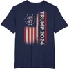 Trump 2024 T Shirt 45 47 President America Flag Graphic T Shirts Mens Clothing T-shirt Fashion Streetwear Casual Women Tops Tee 2