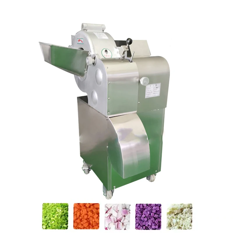 

Commercial Small Electric Vegetable Cutter Mango Aloe Potato Dicer 110V 220V