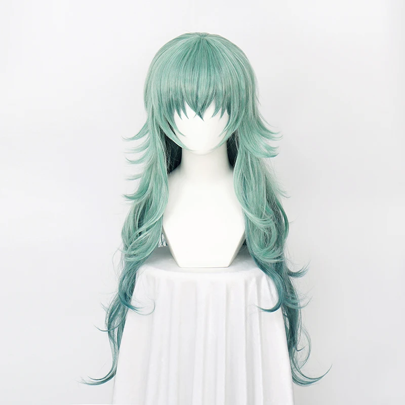 

ccutoo wig Tokyo Ghoul Sen Takatsuki Eto 80cm Long Green Synthetic Ombre Heat Resistant Anime Cosplay Costume Wig