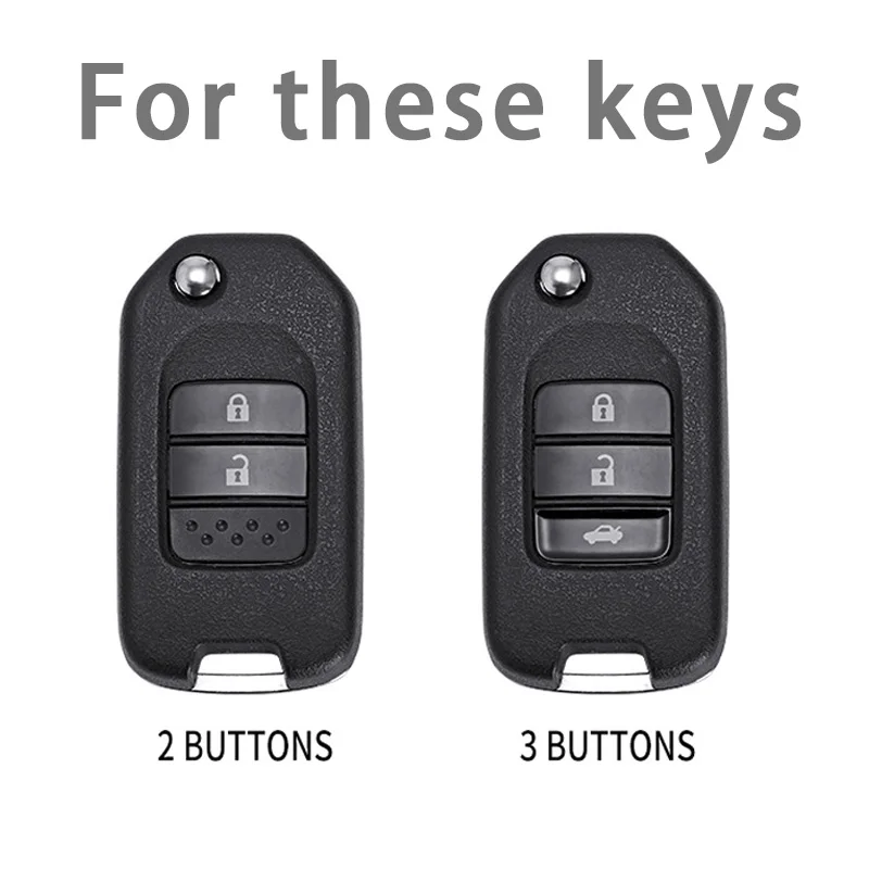 Premium Leather Car Key Case Cover – Elegant Remote Key Protection