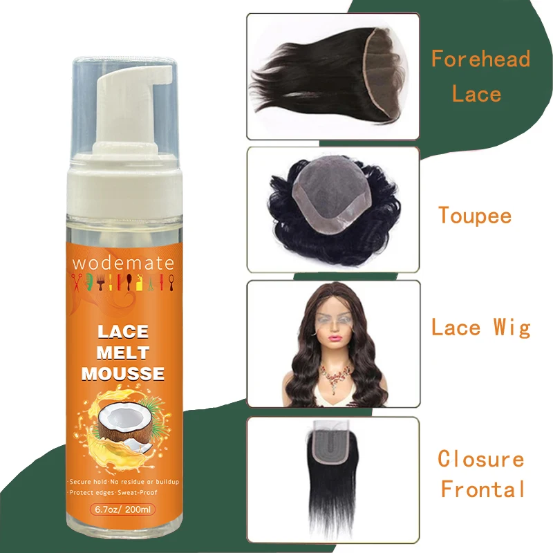 

Front Lace Wig Glue Melting Spray For lace Wigs Melt Mousse for Lace Front wigs Front Lace Wig Glue Spray to Melt the Lace Glue