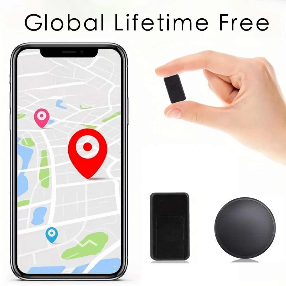 Image showcasing GPS Tracker Mini Global Positioning System For Car Bike Pet Children ...