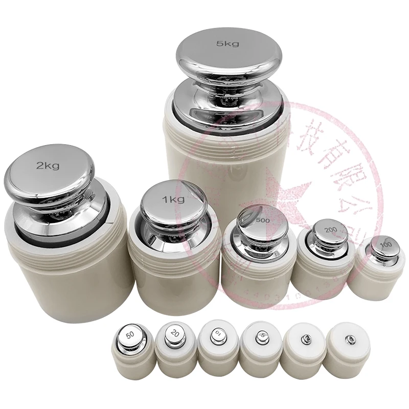 E2 grade 316 stainless steel standard weight, high-precision balance, weighing 1g-5kg