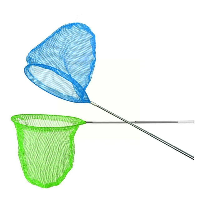 Stainless Steel Rod Catch Tadpole Fish Net Kid Outdoor Insect Rod